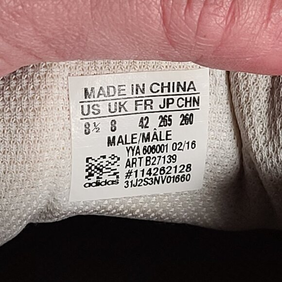 Adidas Superstar Men's Size 8.5 Shoes White Red Sneakers Shoes B27139 - Picture 12 of 12